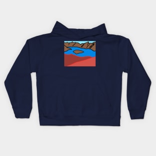 Lake mountain Kids Hoodie